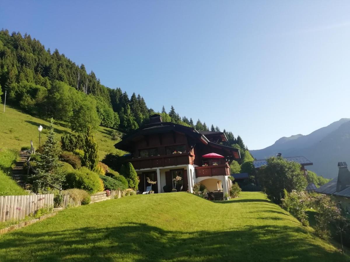 La Cote d'Arbroz Chambres En Chalet Petit Dejeuner Inclus מראה חיצוני תמונה
